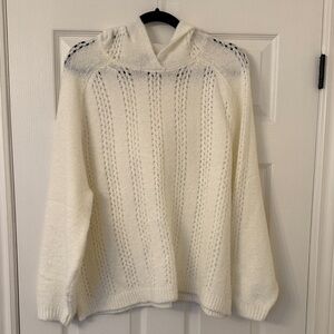 Ann Taylor Cream Knit Women's Sweater